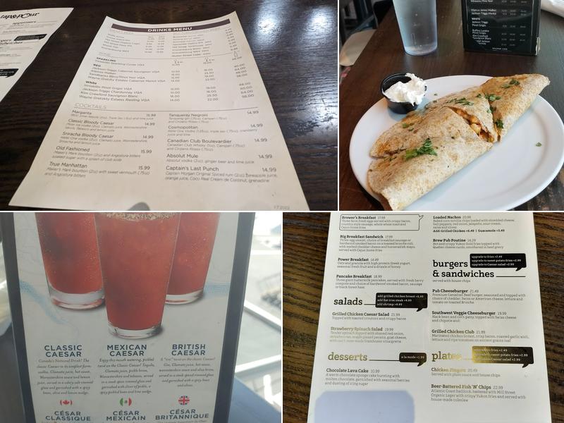 Tap & Pour Menu