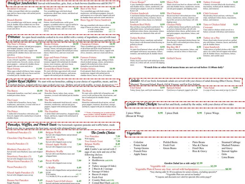 Silver spoon Menu