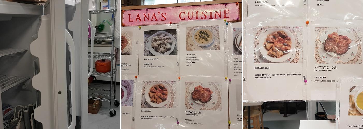 Lana's Place Menu