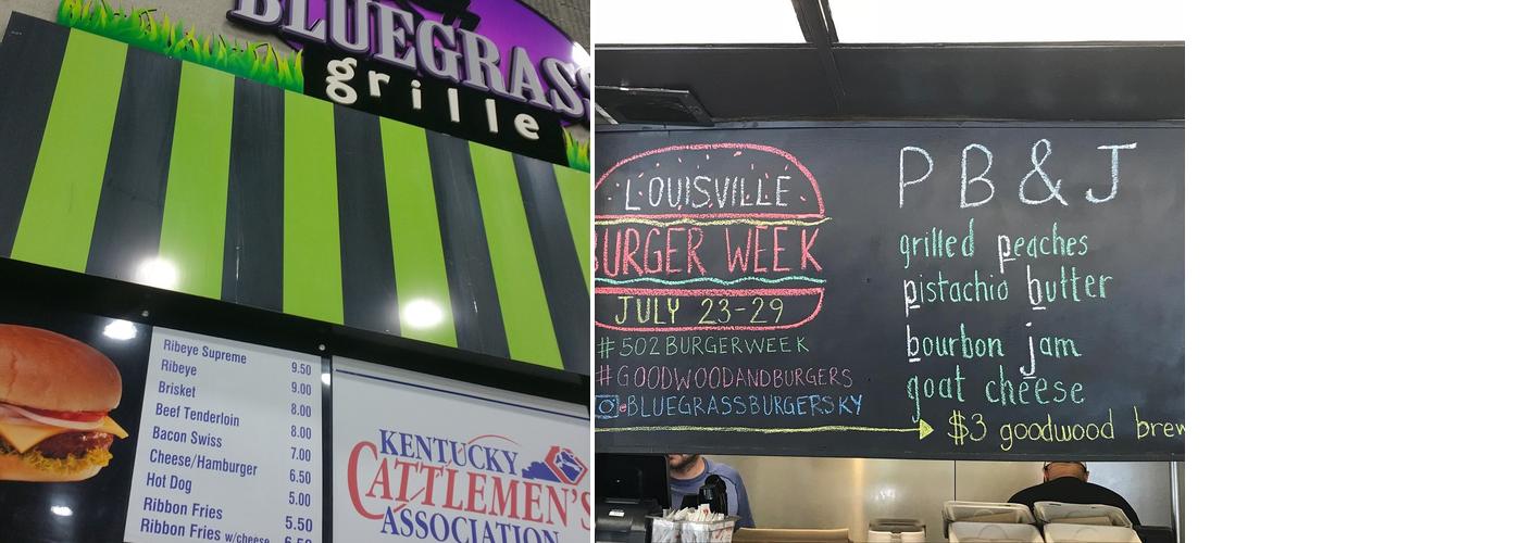 Bluegrass Grille Menu