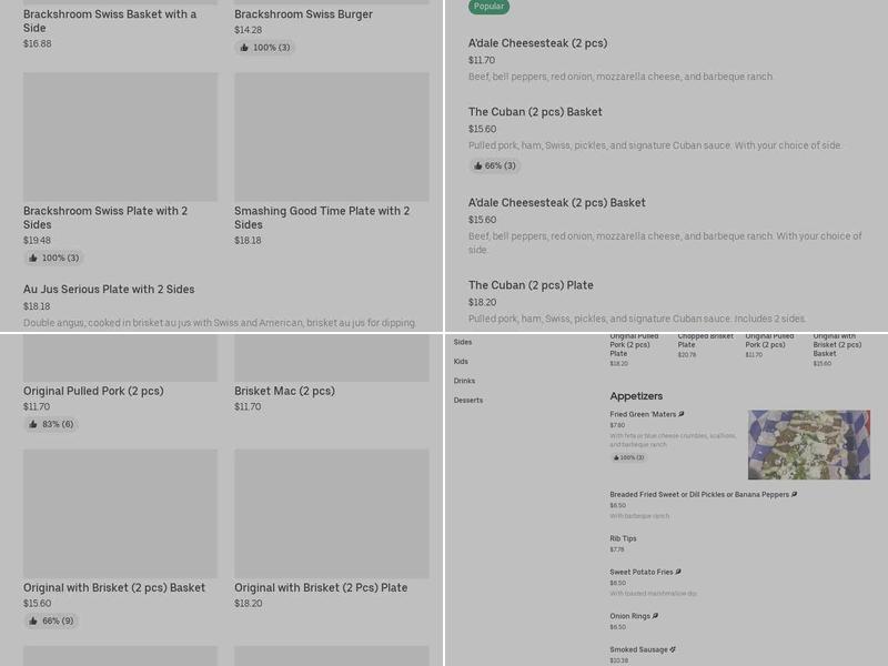 Barbecue stand Best ever! Saturday and sunday Menu