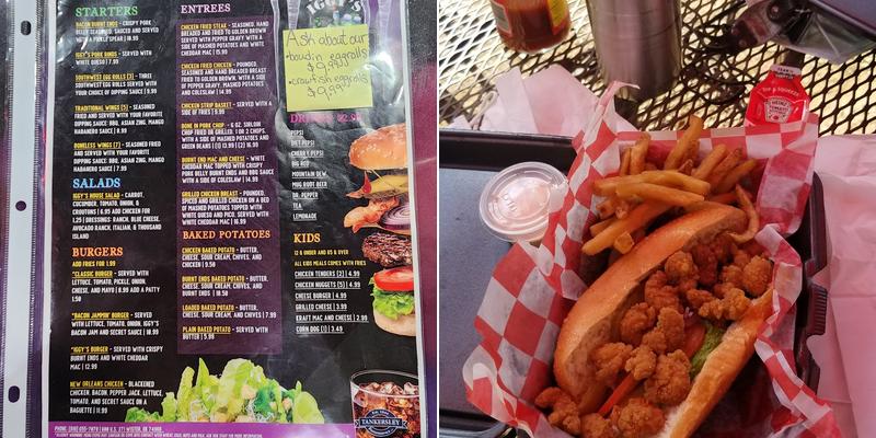 Cajun Kitchen Menu