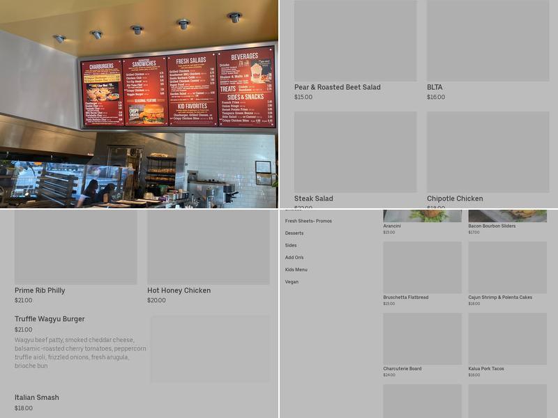 Burger Express Menu