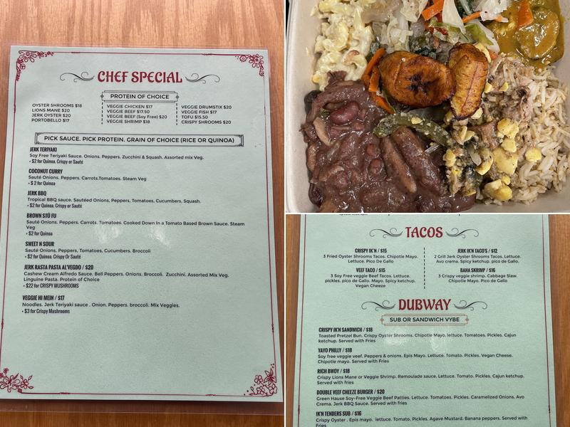 Treelion Menu