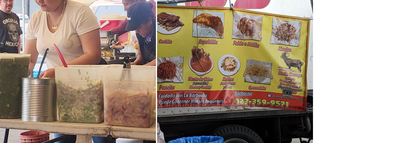 Barbacoa Estilo Taxco Menu