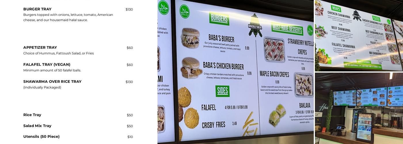 Basically Halal Menu