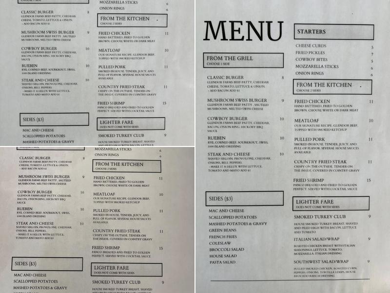 Mrs. Schultz restaurant Menu
