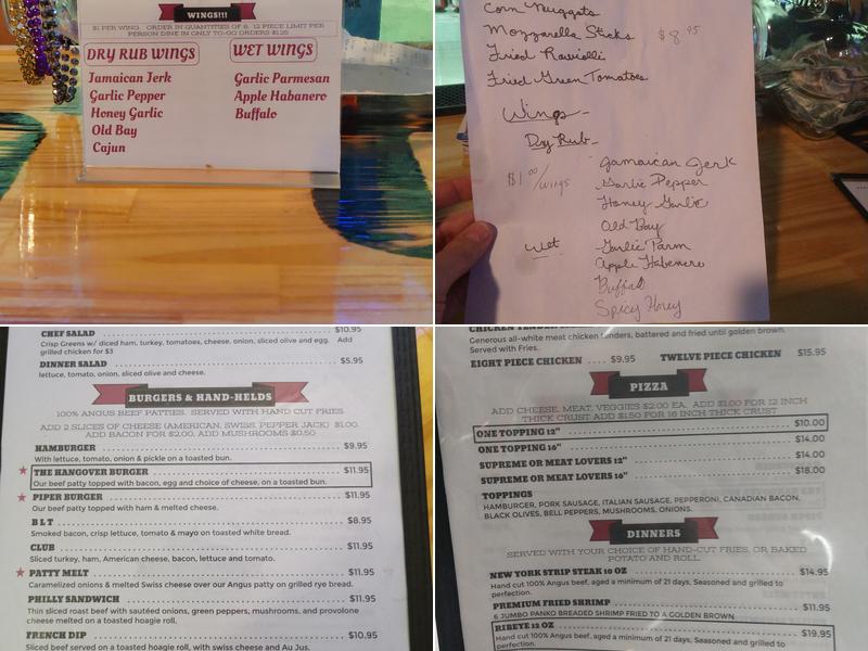 Hog House Menu
