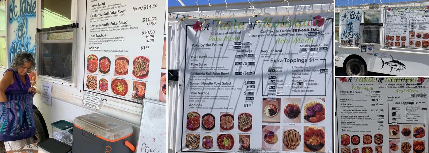 A Taste of Moloka‘i Menu