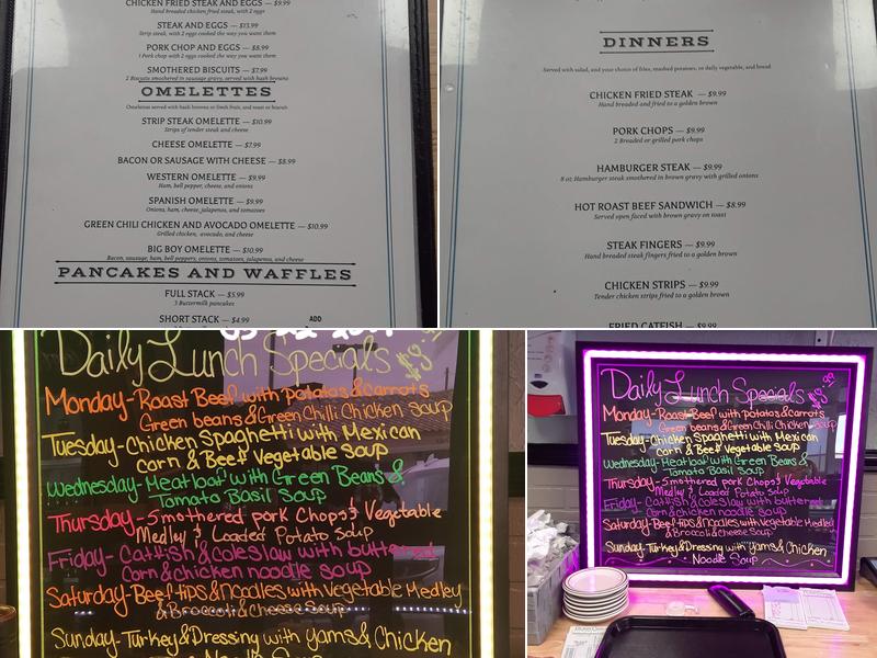 Copper Kettle Cafe Menu