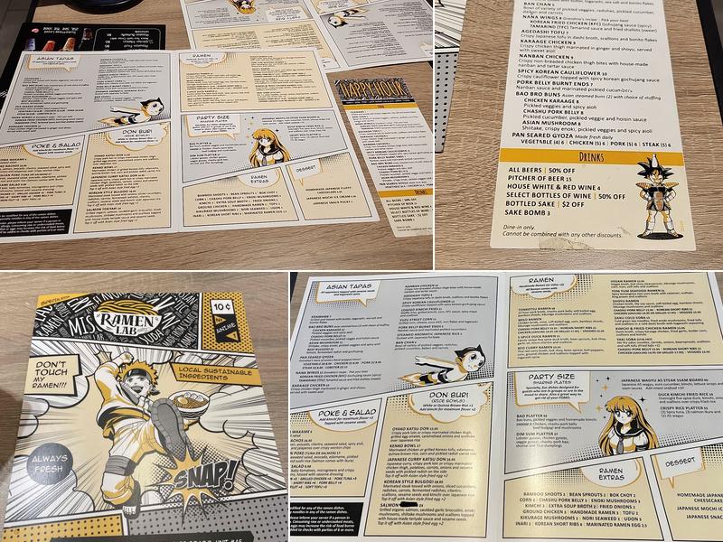 Ramen Lab Eatery Menu