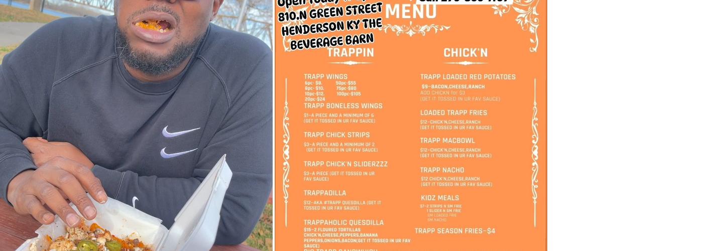 Trappin Chick’n Menu