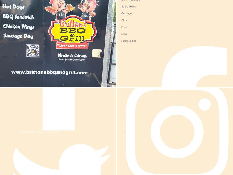 Brittons bbq &grill Menu