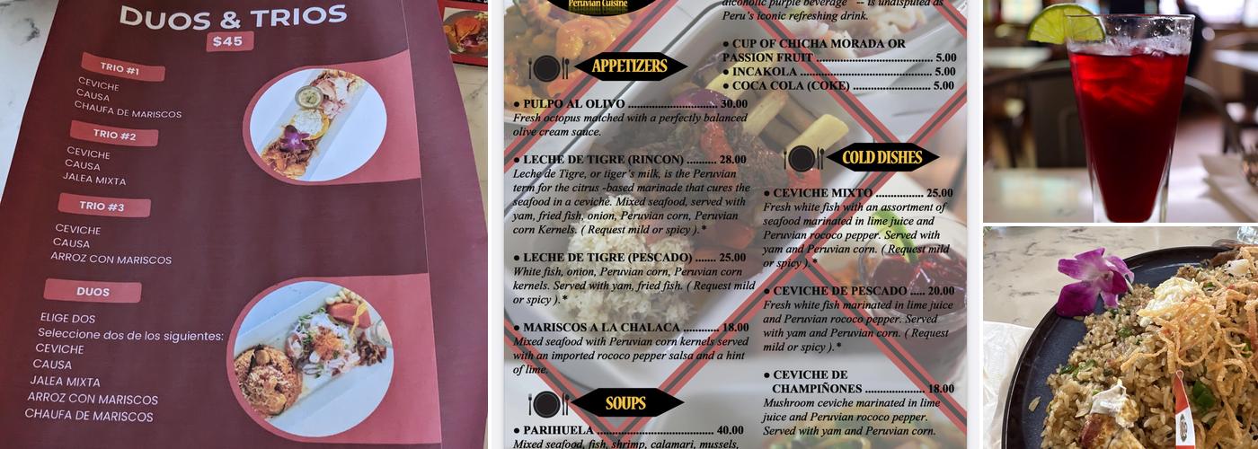 El Rincon de Jorgito Menu
