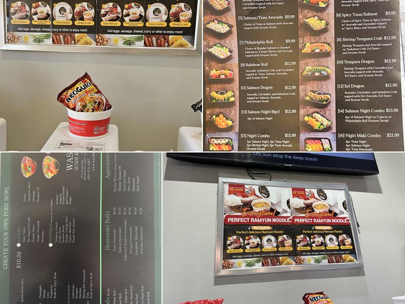 Wasabi Sushi & Poke Menu