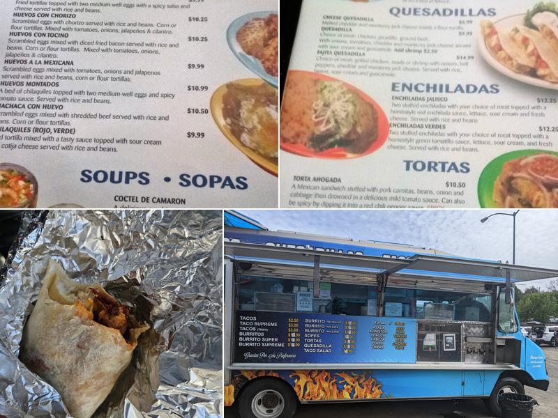 La Perla Taqueria Menu