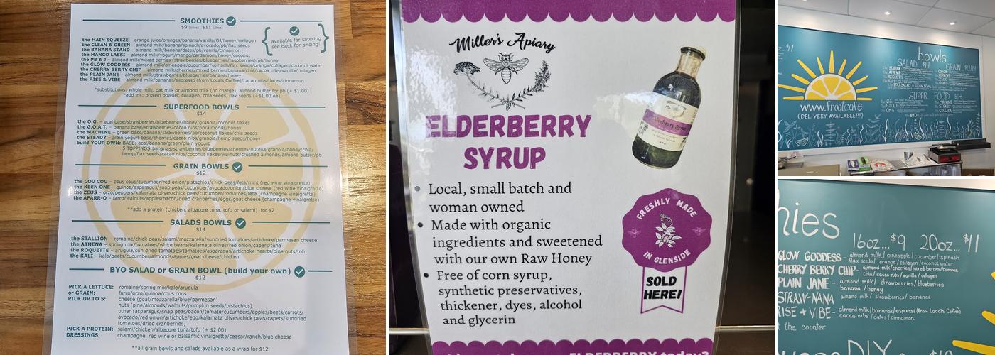 Froot Menu