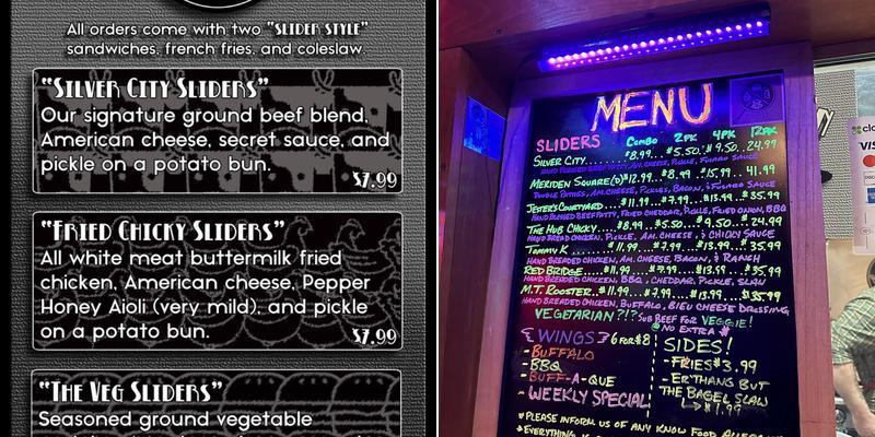 Fusaros Kitchen Menu