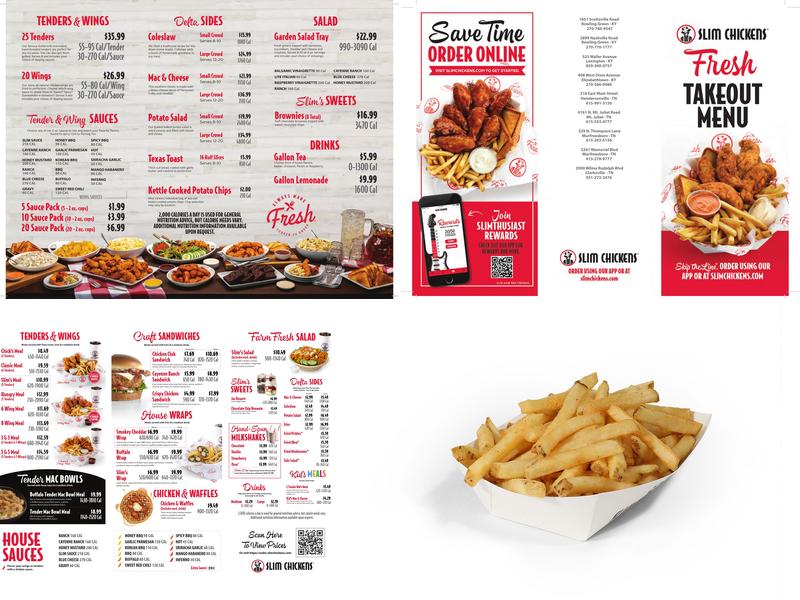 Slim Chickens Menu