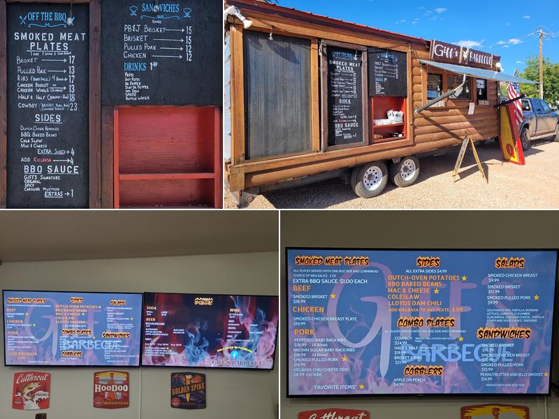 Giff's Barbecue Menu