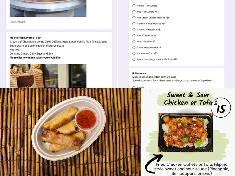Parilya Menu