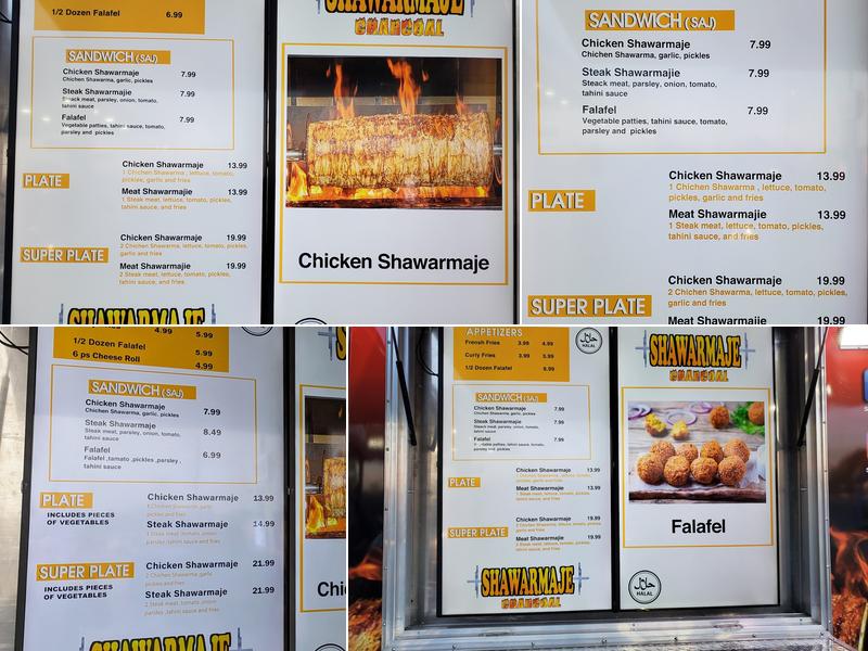 Shawarmaje Menu