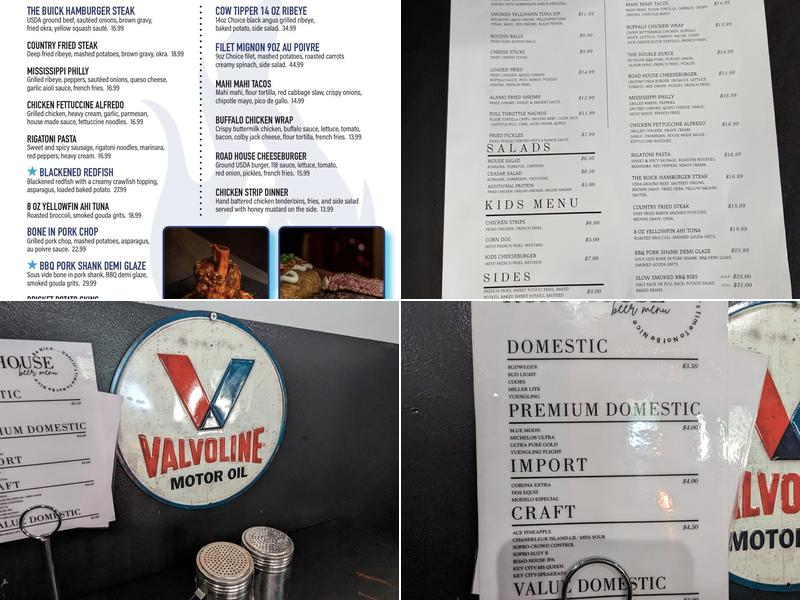 Roadhouse Menu
