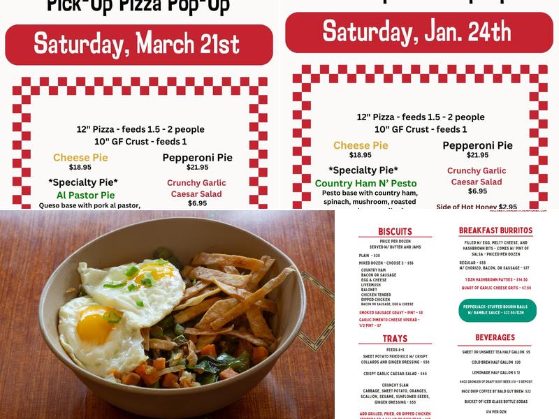 Holloway Corner Kitchen Menu