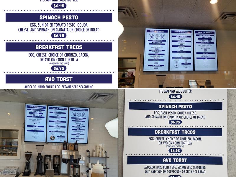 Parlor Doughnuts Menu