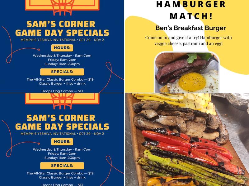 Sam's Corner Menu
