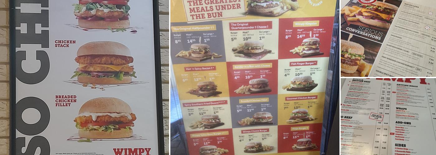 Wimpy Menu