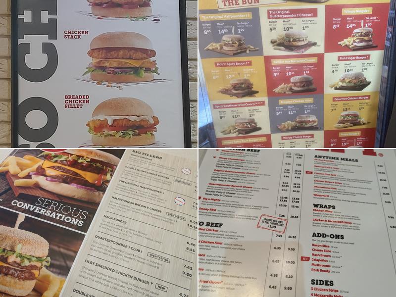 Wimpy Menu