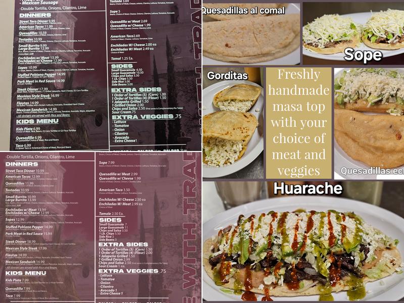 El Ranchito Menu