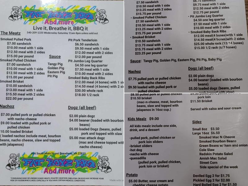 Fat Boyz BBQ and More, Broadway Menu, Reviews (42), Photos Restaurantji