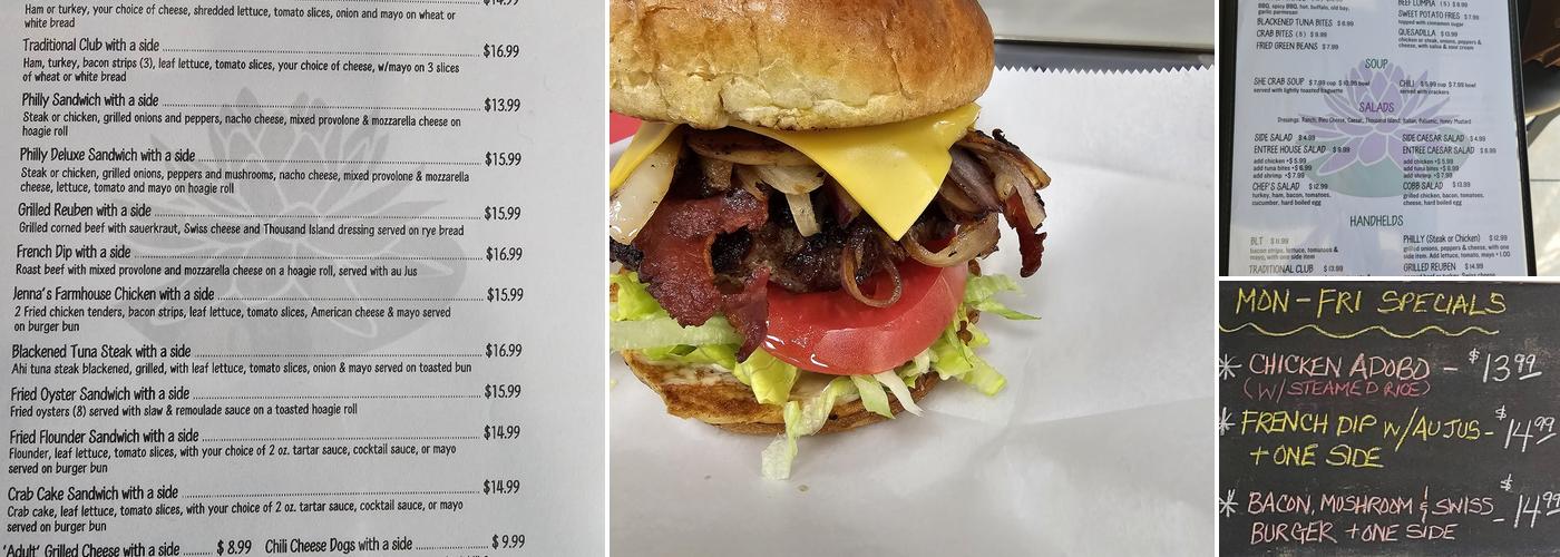 Jenna’s Cafe LLC. Menu
