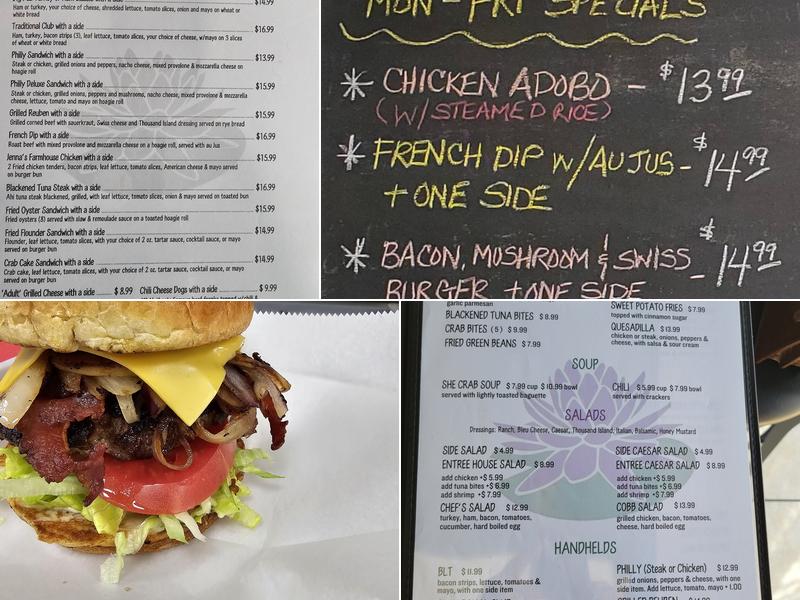 Jenna’s Cafe LLC. Menu