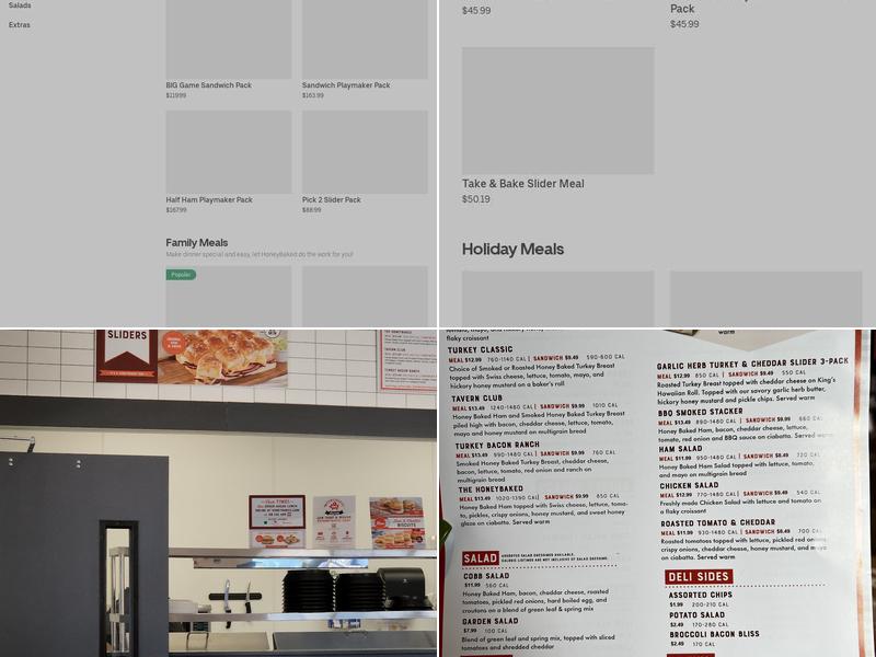 The Honey Baked Ham Company Menu