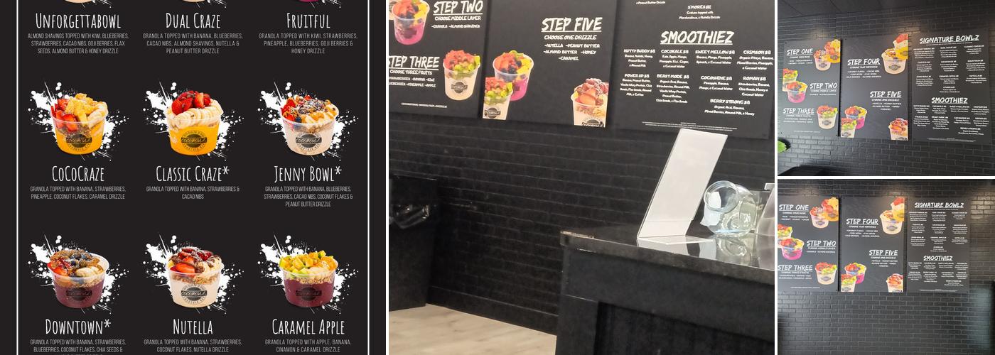 Cocobowlz Irmo Menu
