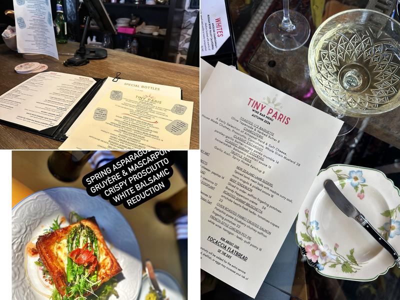 Tiny Paris Carolina Menu