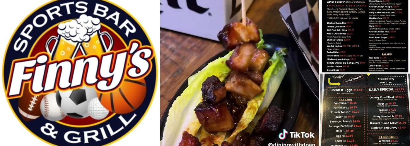 Finny's on the Towpath Menu