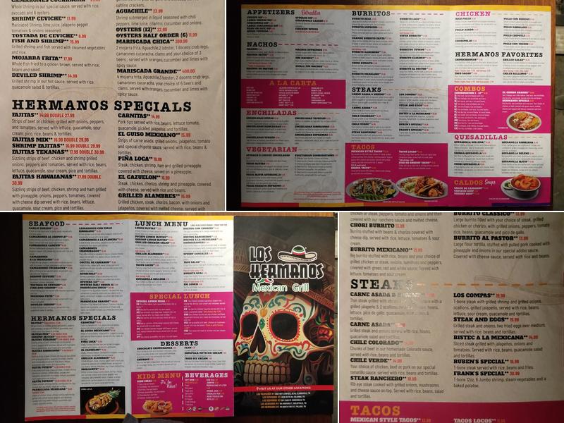 los hermanos mexican grill #5 Menu