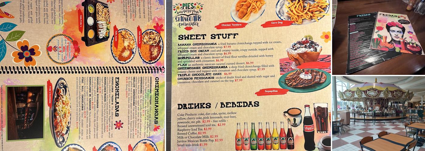 Frida's Mexican grill Menu