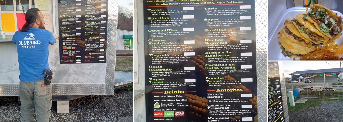 TACOS FLOR Menu