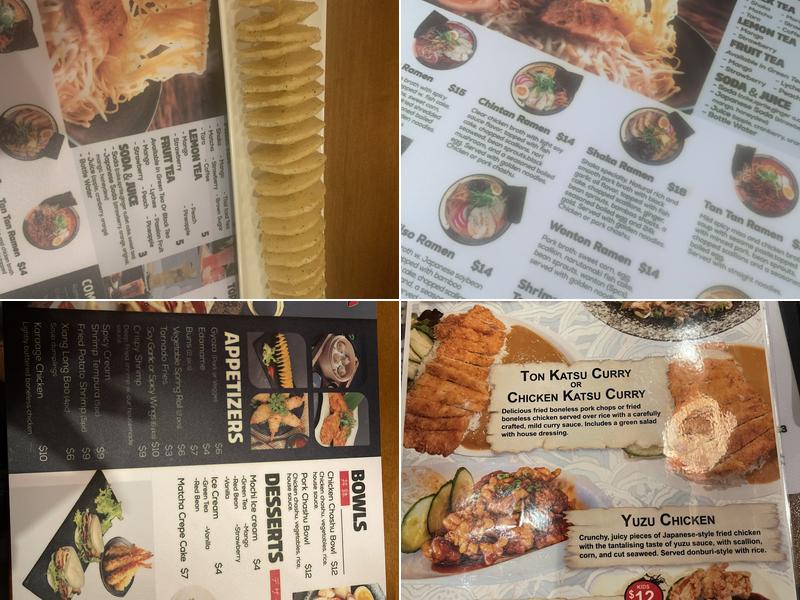 Shaka Ramen Menu