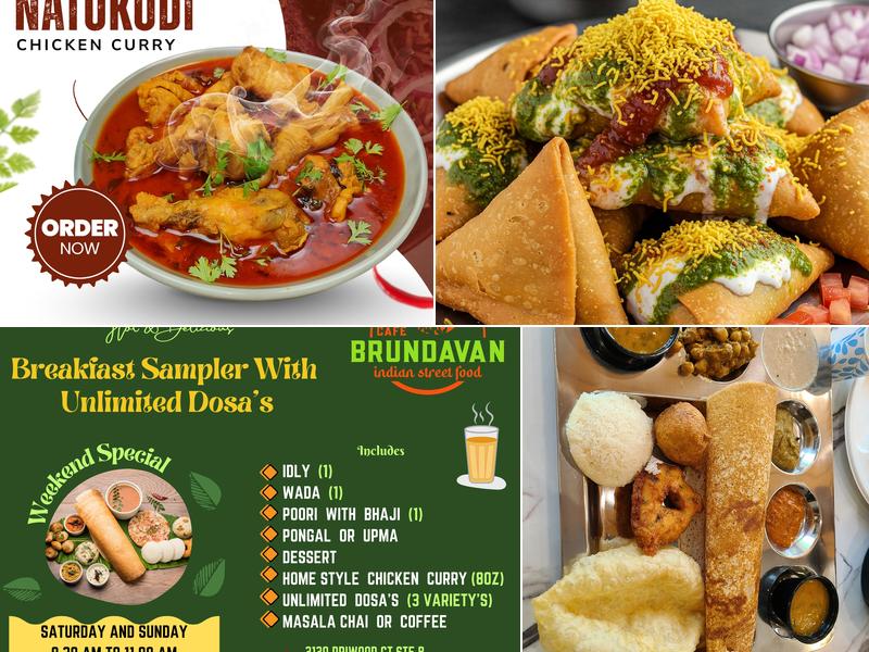 Cafe Brundavan Menu