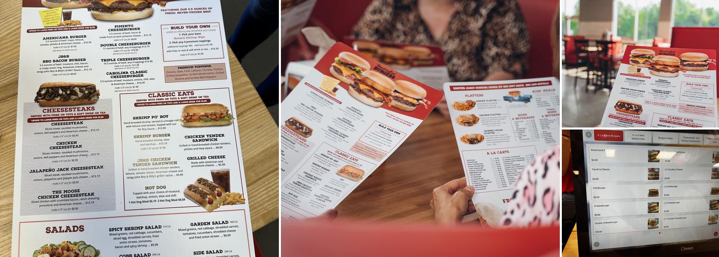 Hwy 55 of Clayton, NC Menu