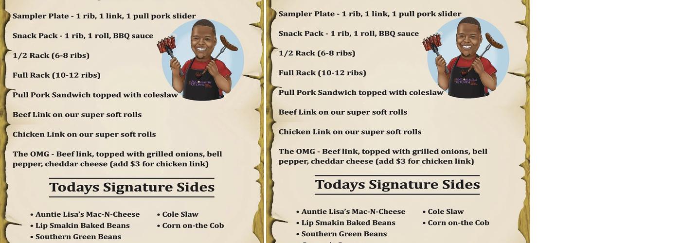 The Uncommon Kitchen2 Menu