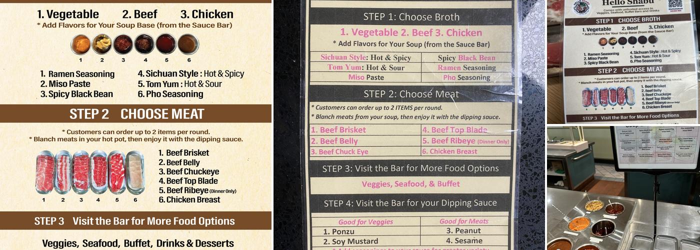 Hello Shabu Menu