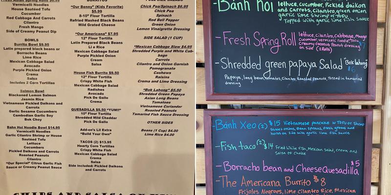 Streetfood330 Menu