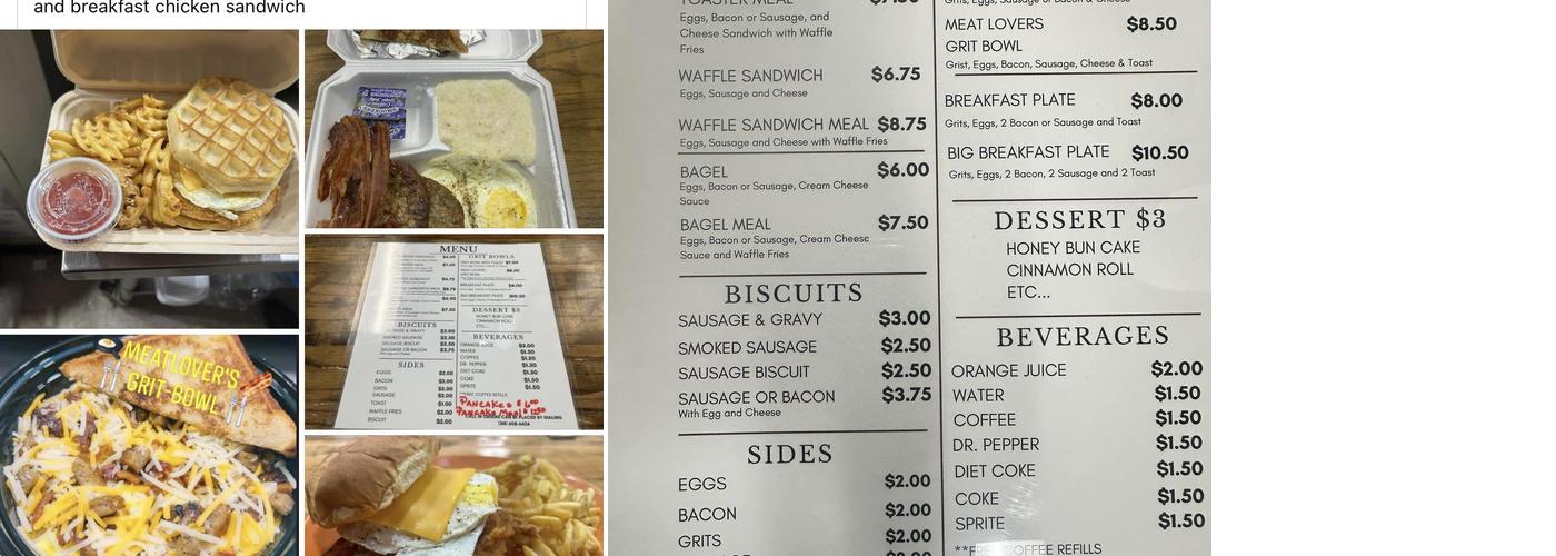 Soul Effie Good Menu